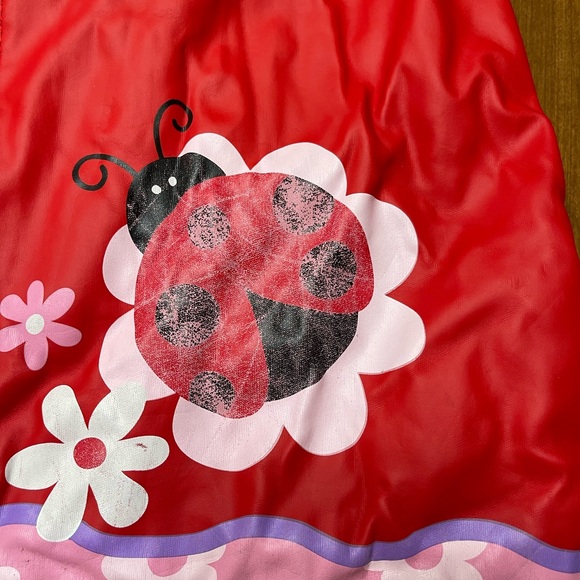 Stephen Joseph Red Ladybug Kids Raincoat - Picture 2 of 5